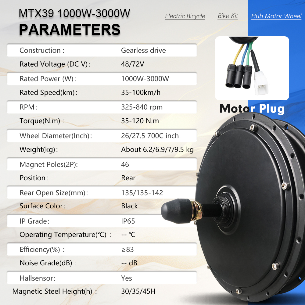 MTX Rim Electric Bike Conversi - огляд і ціна Ebike Conversion Kit 72V 3000W