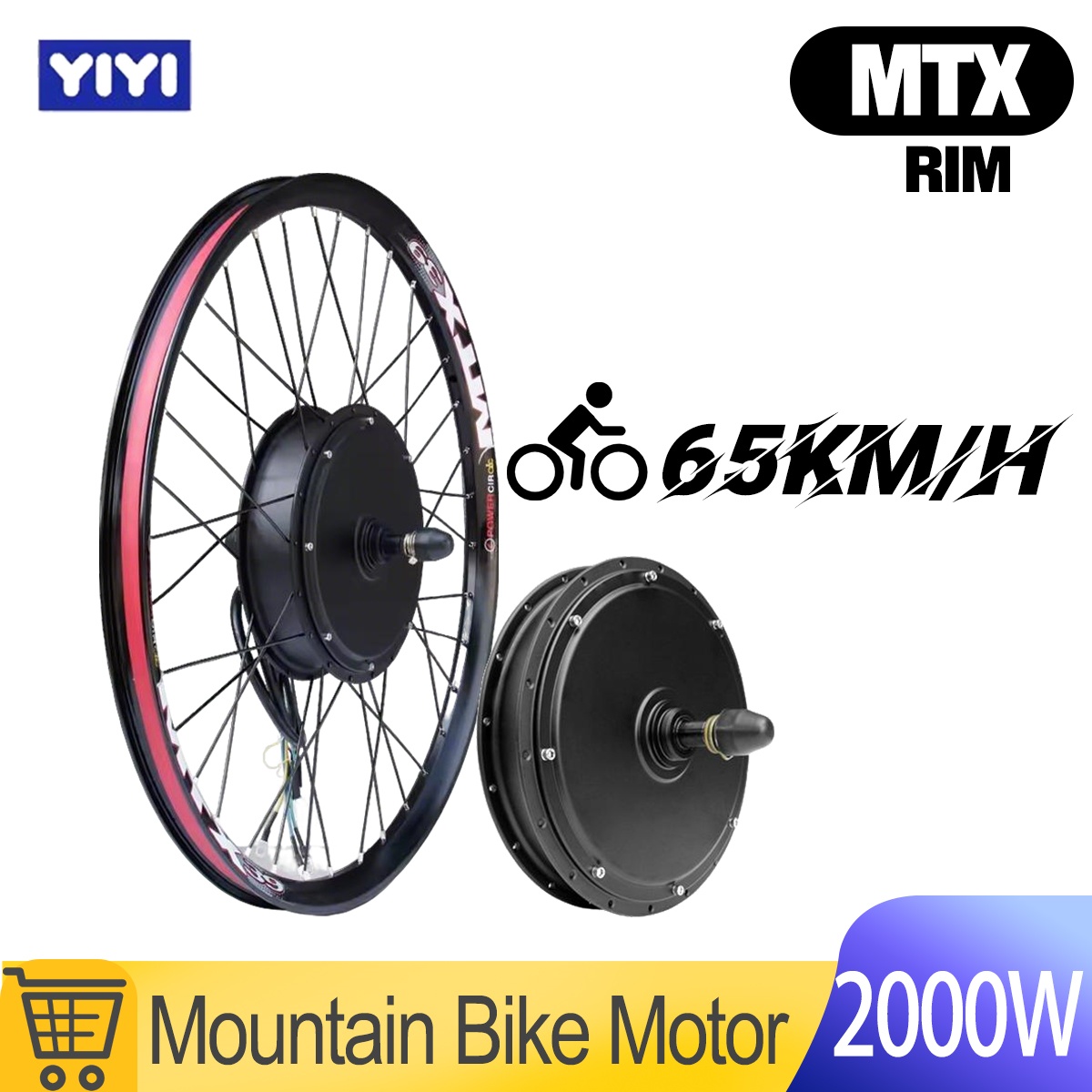 MTX 48V52V 2000W Ebike Motor W - огляд і ціна 72V 5000W Hub Motor Kit