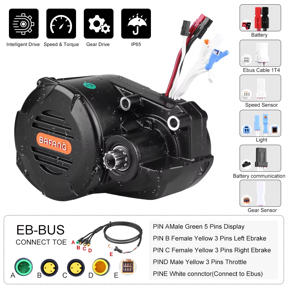 Bafang M620 G510 48V 52V 1000W - огляд і ціна Mid Drive Motor Kit 52V 1000W