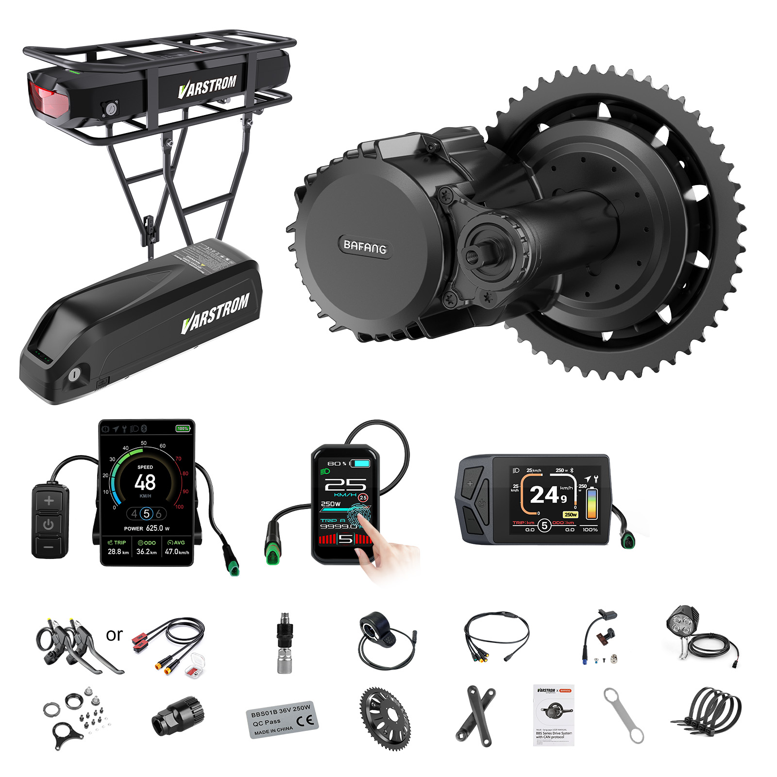 [US Shipping] Bafang Motor 750 - огляд і ціна Mid Drive Motor Kit 52V 1000W