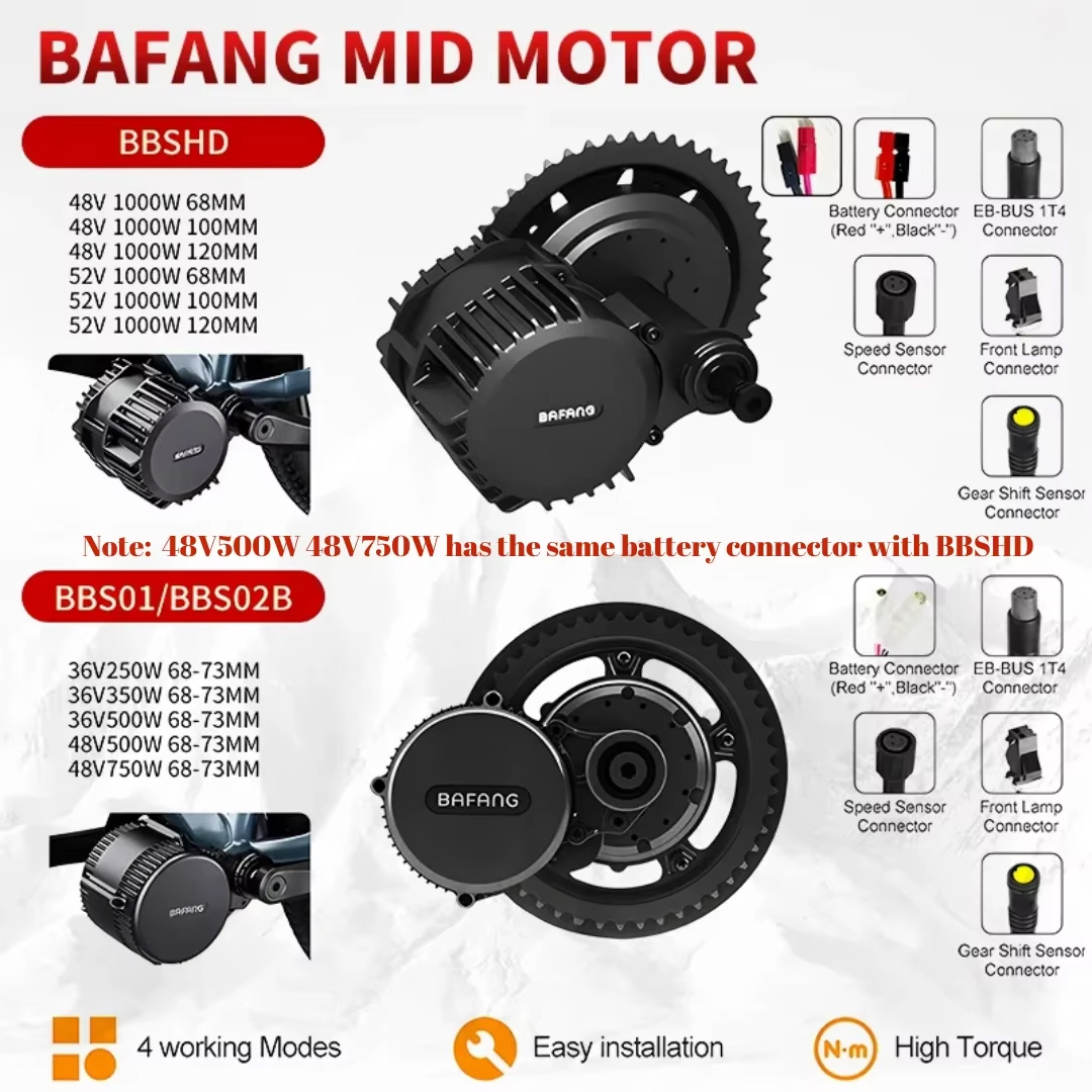 BAFANG 1000W BBSHD Mid Drive M - огляд і ціна Mid Drive Motor Kit 52V 1000W